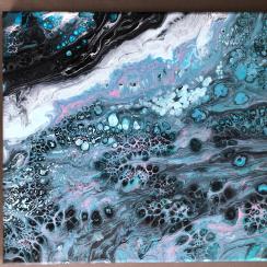 Acrylic Pouring - Farben im Fluss